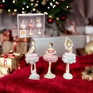 🩷🔹️Sugarplum Dreams🔹️ home decor pink ballerina  figurines ✨️